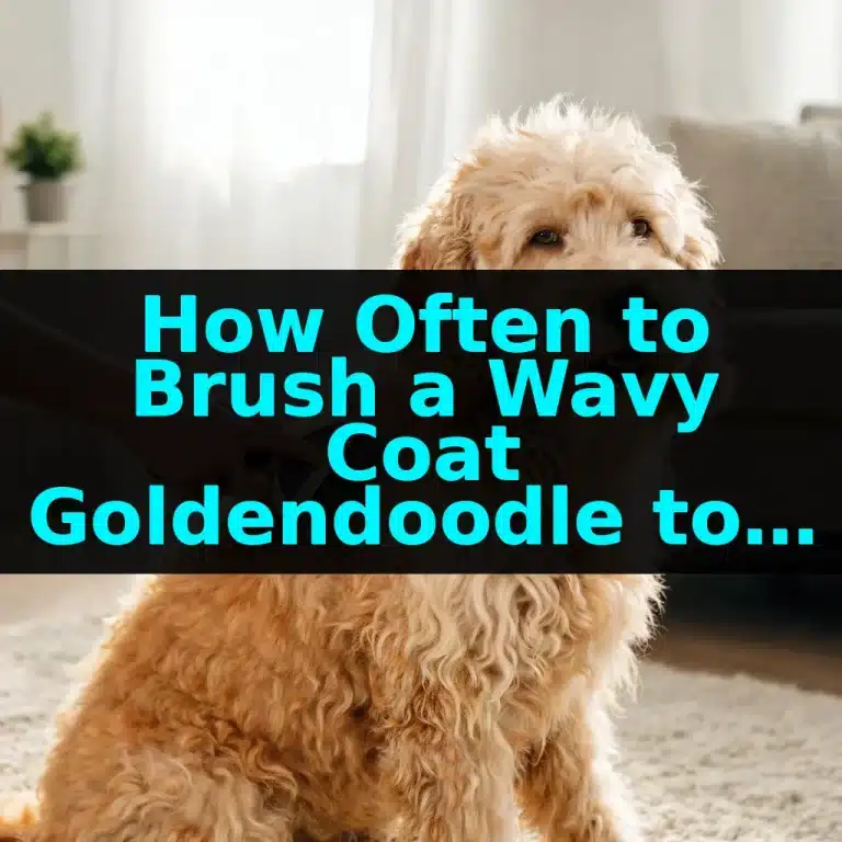 How Often to Brush a Wavy Coat Goldendoodle to Prevent Mats