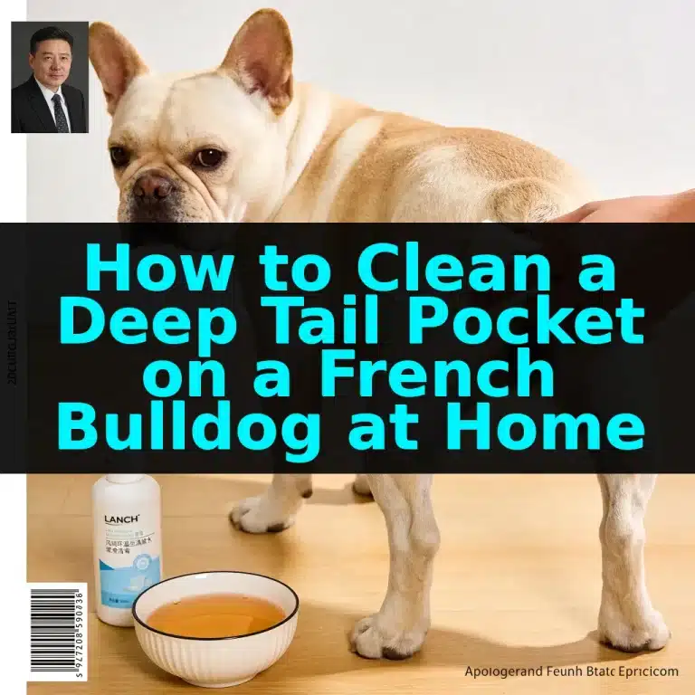 How to Clean a Deep Tail Pocket on a French Bulldog at Home