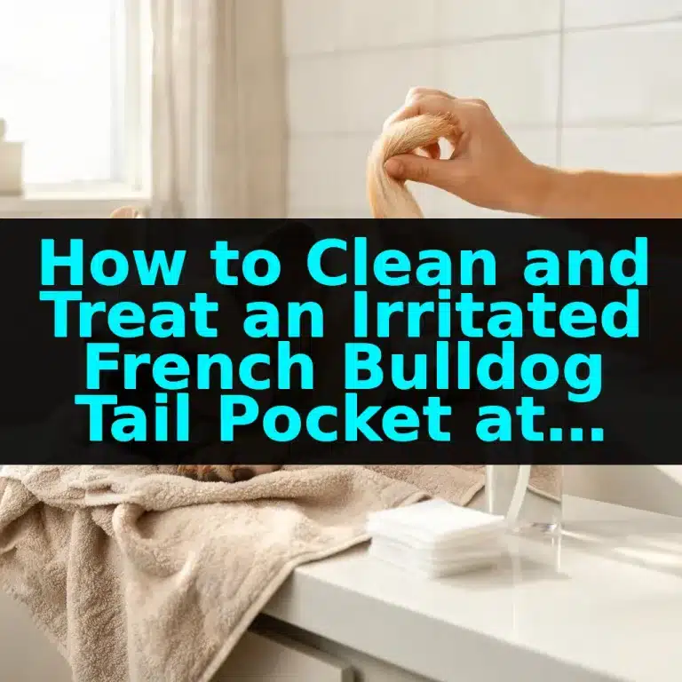 How to Clean and Treat an Irritated French Bulldog Tail Pocket at Home