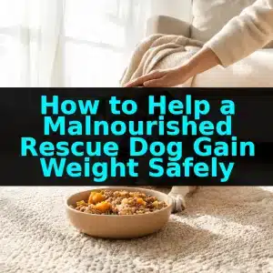 How to Help a Malnourished Rescue Dog Gain Weight Safely