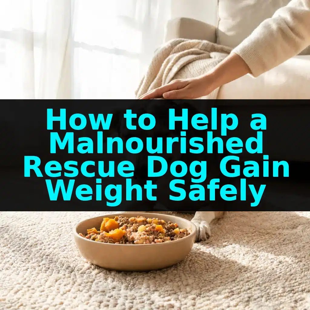 How to Help a Malnourished Rescue Dog Gain Weight Safely
