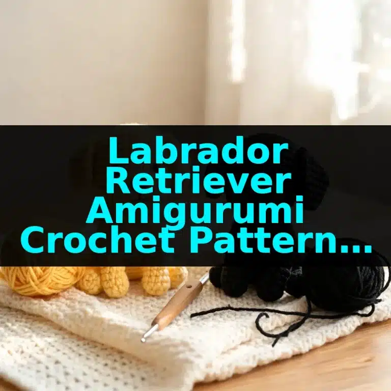 Labrador Retriever Amigurumi Crochet Pattern Ideas (Cute & Easy)