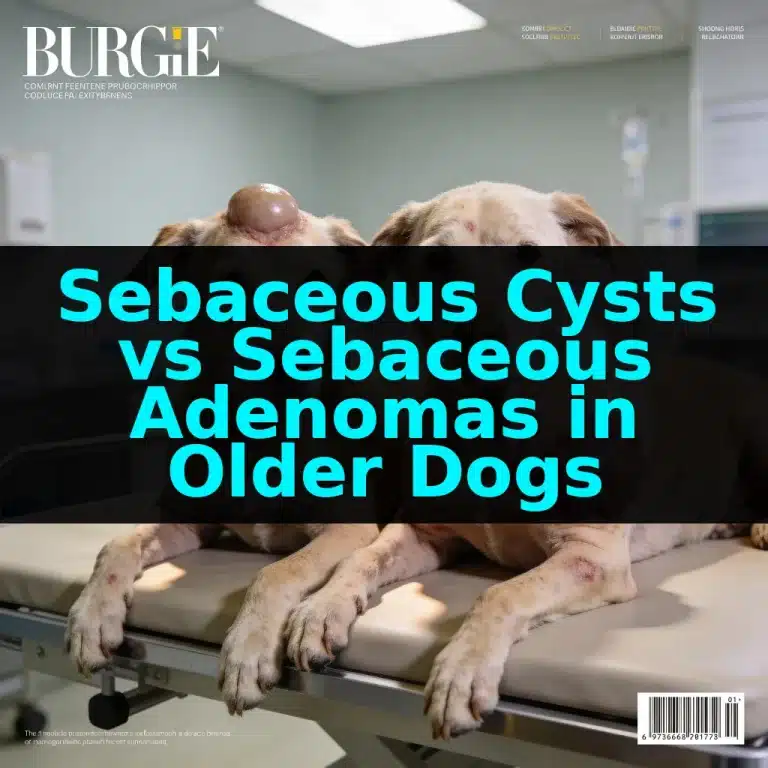 Sebaceous Cysts vs Sebaceous Adenomas in Older Dogs