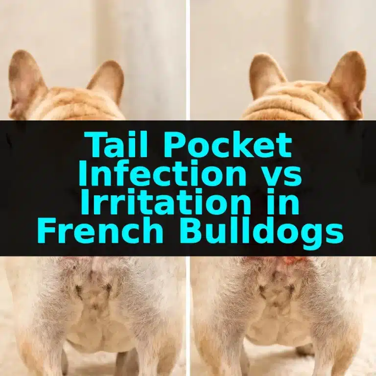 Tail Pocket Infection vs Irritation in French Bulldogs