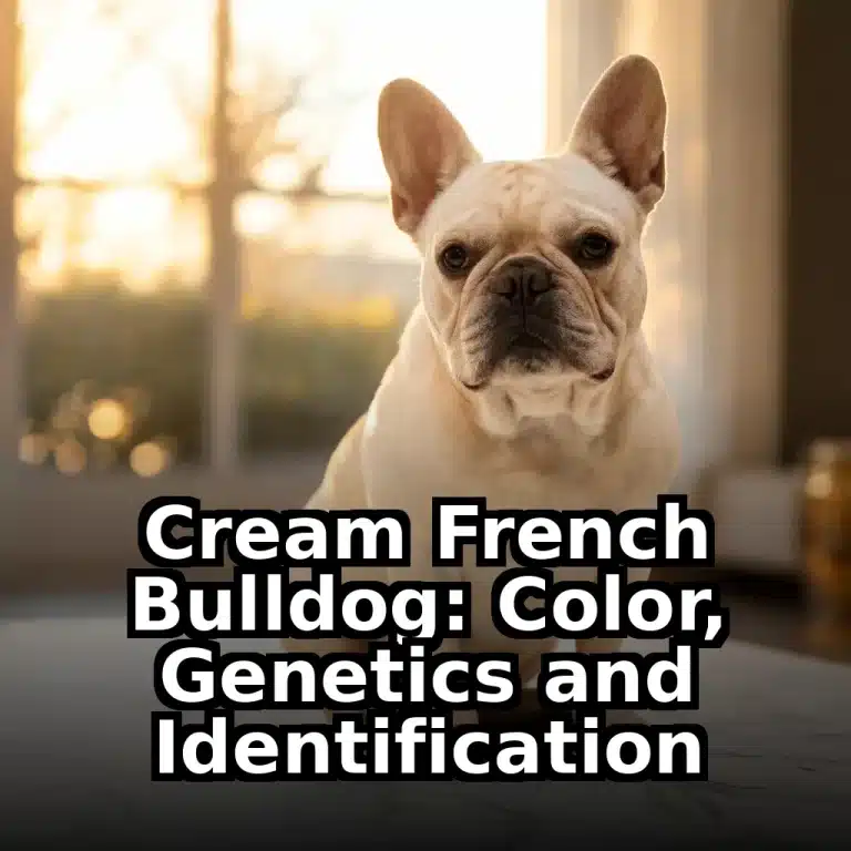 Cream French Bulldog: Color, Genetics and Identification