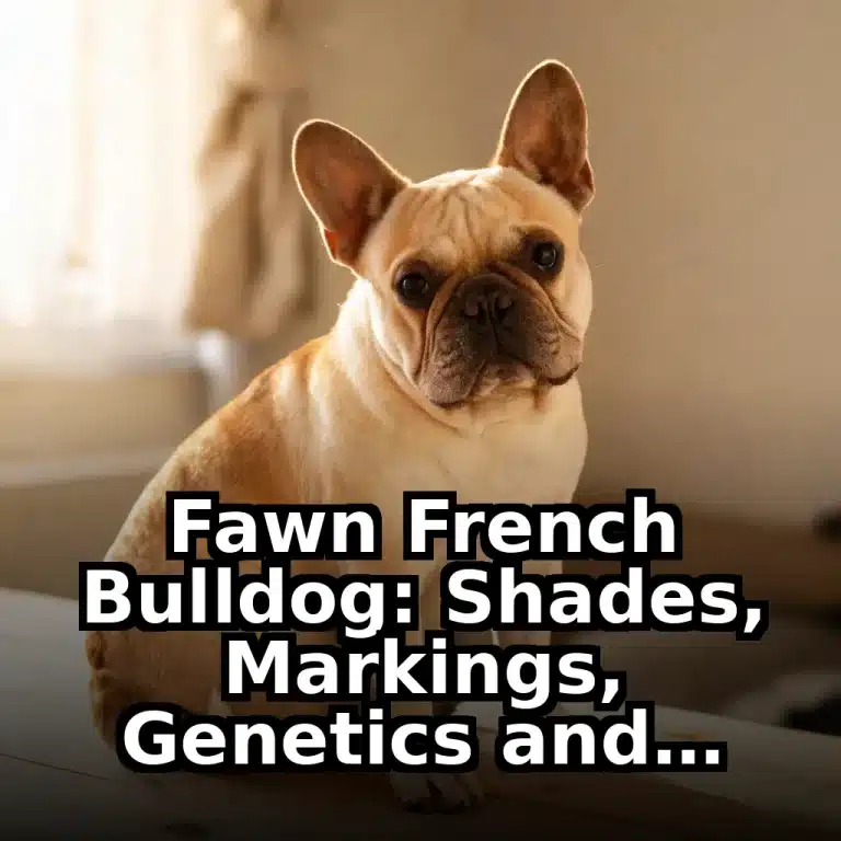 Fawn French Bulldog: Shades, Markings, Genetics and Identification