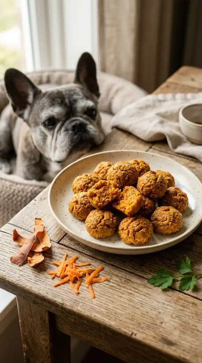 Soft Homemade Treats for French Bulldogs: 5 Easy Recipes for Puppies, Seniors and Sensitive Stomachs 6 Recipe 3: Sweet Potato and Carrot Mini Bites