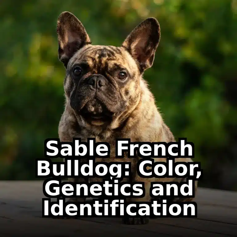 Sable French Bulldog: Color, Genetics and Identification