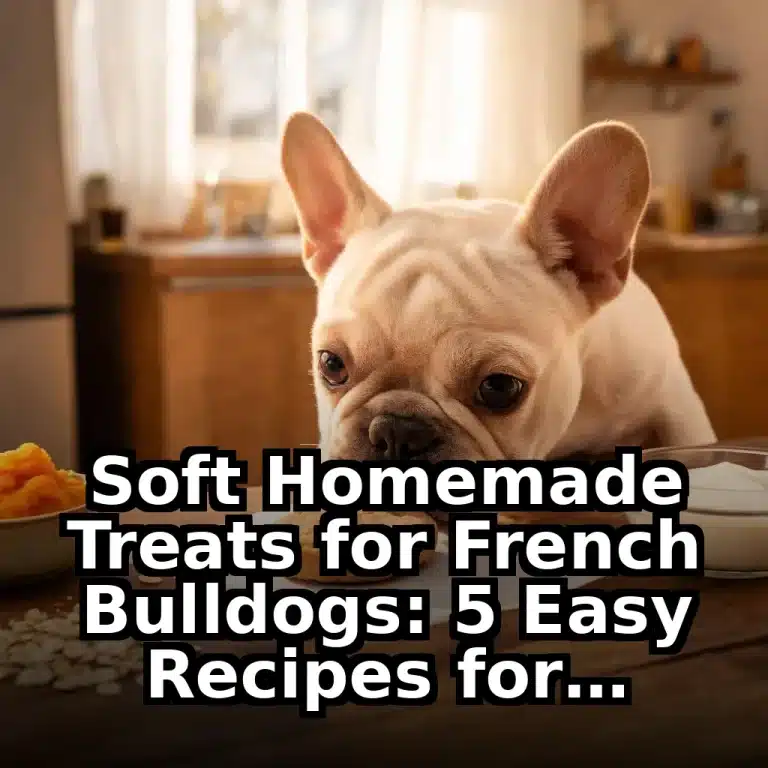 Soft Homemade Treats for French Bulldogs: 5 Easy Recipes for Puppies, Seniors and Sensitive Stomachs