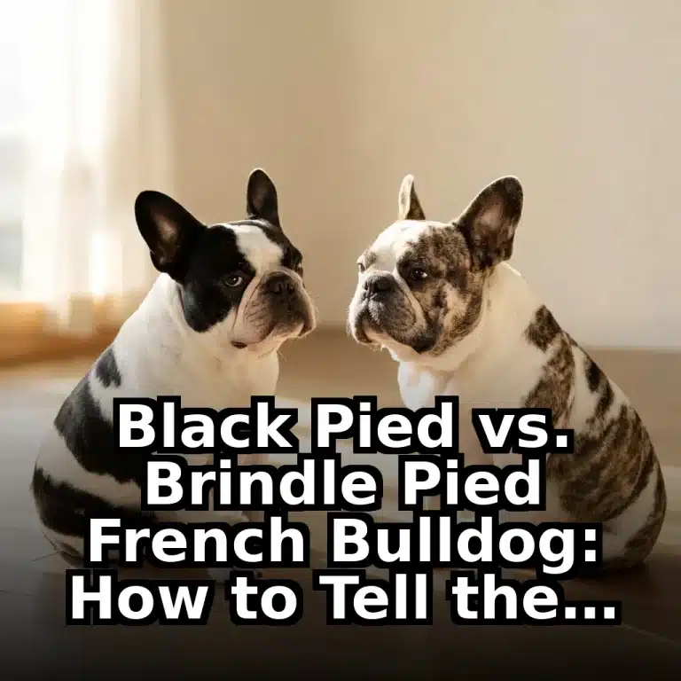 Black Pied vs. Brindle Pied French Bulldog: How to Tell the Difference