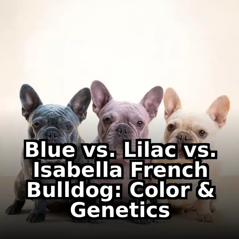 Blue vs. Lilac vs. Isabella French Bulldog: Color & Genetics