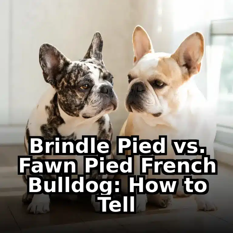 Brindle Pied vs. Fawn Pied French Bulldog: How to Tell