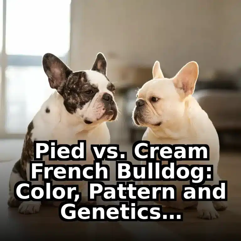 Pied vs. Cream French Bulldog: Color, Pattern and Genetics Difference