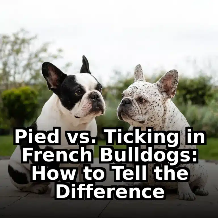 Pied vs. Ticking in French Bulldogs: How to Tell the Difference